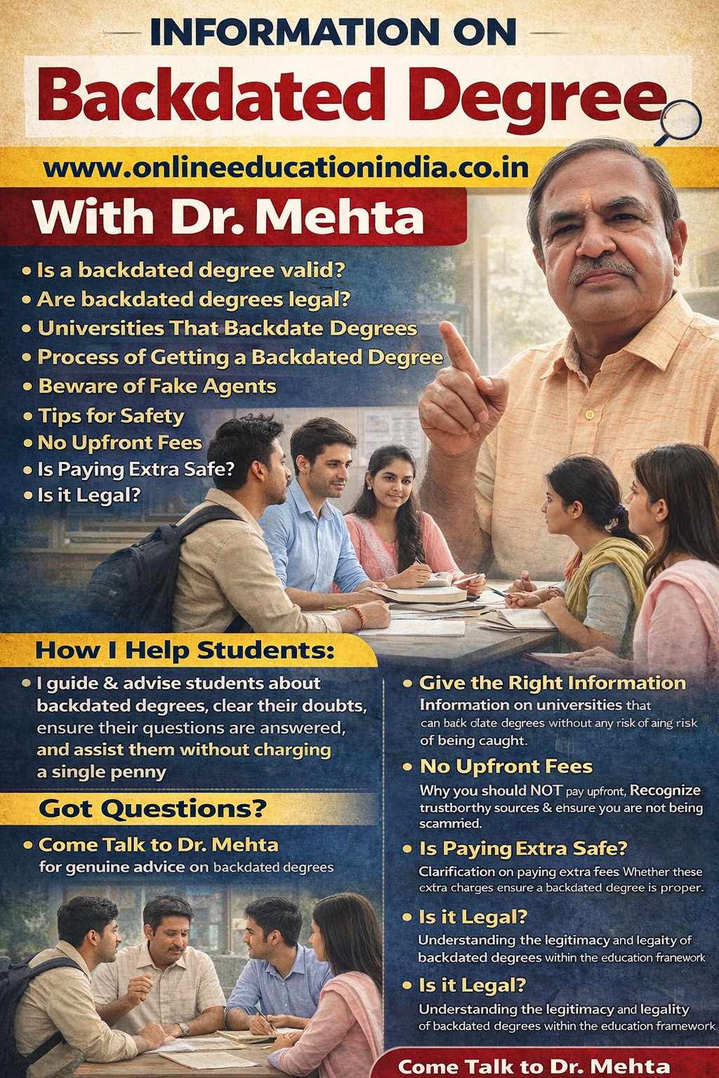 WHAT IS MEANT BY THE BACKDATED DEGREE AND HOW DOES IT HELP THE NEEDY STUDENTS IN EDUCATION MARKET? COMPLETE INFORMATION ABOUT THE BACKDATED DEGREE, ONE SITTING DEGREE, FAST TRACK DEGREE, GENUINE DEGREE.. visit :- www.onlineeducationindia.co.in #ONE SITTING M.TECH / Genuine M.Tech Degree / Fast Track M.Tech Degree Chennaihttps://www.quora.com/profile/Mere-Bauji109 #ONE SITTING BA / Genuine BA Degree / Fast Track BA Degree Bengaluru https://www.quora.com/profile/Mere-Bauji107 #ONE SITTING BSC / Genuine BSc Degree / Fast Track BSc Degree Hyderabad https://www.quora.com/profile/Education-Counselor-Career-Consultant-Life-Coach #ONE SITTING DIPLOMA ENGINEERING / Genuine Diploma / Fast Track Diploma Bengaluru https://www.quora.com/profile/INFORMATION-OF-BACKDATED-DEGREE-COMPLETELY #ONE SITTING BEd / Genuine BEd Degree / Fast Track BEd Degree Madurai https://www.quora.com/profile/Complete-Information-About-Backdated-Degree-on-Fast-Track #ONE SITTING MA / Genuine MA Degree / Fast Track MA Degree Mysuru https://www.quora.com/profile/GUIDELINE-ABOUT-THE-BACKDATED-DEGREE #ONE SITTING MBA / Genuine MBA Degree / Fast Track MBA Degree Kochi https://www.quora.com/profile/Mere-Bauji104 #ONE SITTING BCA / Genuine BCA Degree / Fast Track BCA Degree Coimbatore https://www.quora.com/profile/LIFE-COACH-DEGREE-CONSELOR-EDUCATION-CONSULTANT-MOTIVATOR #ONE SITTING MCA / Genuine MCA Degree / Fast Track MCA Degree Visakhapatnam https://www.quora.com/profile/What-is-a-Backdated-Degree-How-is-it-Useful-3 #ONE SITTING MSC / Genuine MSC Degree / Fast Track MSC Degree Thiruvananthapuram https://www.quora.com/profile/What-is-a-Backdated-Degree-How-is-it-Useful-2 #ONE SITTING LLB / Genuine LLB Degree / Fast Track LLB Degree Chennai https://www.quora.com/What-is-a-backdated-degree-How-is-it-useful #ONE SITTING LLM / Genuine LLM Degree / Fast Track LLM Degree Bengaluru #ONE SITTING B.Com / Genuine B.Com Degree / Fast Track B.Com Degree Hyderabad Information on backdated degree guidance by Dr. Mehta, Providing honest information, selfless counseling and clear guidance to choose the right educational track, counselling about proper documentation, eligibility clarity, doubt resolution and student assistance without fees, helping students avoid wrong guidance. Official website www.onlineeducationindia.co.in