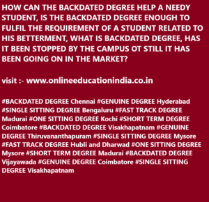 INFORMATION ABOUT #BACKDATED DEGREE Chennai #GENUINE DEGREE Hyderabad #SINGLE SITTING DEGREE Bengaluru #FAST TRACK DEGREE Madurai #ONE SITTING DEGREE Kochi #SHORT TERM DEGREE Coimbatore #BACKDATED DEGREE Visakhapatnam #GENUINE DEGREE Thiruvananthapuram #SINGLE SITTING DEGREE Mysore #FAST TRACK DEGREE Hubli and Dharwad #ONE SITTING DEGREE Mysore #SHORT TERM DEGREE Madurai #BACKDATED DEGREE Vijayawada #GENUINE DEGREE Coimbatore #SINGLE SITTING DEGREE Visakhapatnam