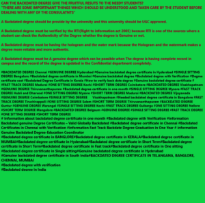 CAN THE BACKDATED DEGREE GIVE THE FRUITFUL RESUTS TO THE NEEDY STUDENTS? https://twitter.com/BACKDATEDDEGREE https://www.instagram.com/backdatedgenuinedegreeverified/?next=%2F  www.onlineeducationindia.co.in #BACKDATED DEGREE Chennai #GENUINE DEGREE Hyderabad #Genuine backdated degree certificate in Hyderabad #SINGLE SITTING DEGREE Bengaluru #Backdated degree certificate in Mumbai #Genuine backdated degree #Backdated degree with Verification #Degree certificate cost #Backdated Degree Certificate in Kerala #How to verify back date degree #Genuine backdated degree certificate # #FAST TRACK DEGREE Madurai #ONE SITTING DEGREE Kochi #SHORT TERM DEGREE Coimbatore #BACKDATED DEGREE Visakhapatnam #GENUINE DEGREE Thiruvananthapuram #Backdated degree certificate in one month #SINGLE SITTING DEGREE Mysore #FAST TRACK DEGREE Hubli and Dharwad #ONE SITTING DEGREE Mysore #SHORT TERM DEGREE Madurai #BACKDATED DEGREE Vijayawada #GENUINE DEGREE Coimbatore #SINGLE SITTING DEGREE        Visakhapatnam #Needed backdated degree certificate in Bangalore #FAST TRACK DEGREE Tiruchirappalli #ONE SITTING DEGREE Salem #SHORT TERM DEGREE Thiruvananthapuram #BACKDATED DEGREE Guntur #GENUINE DEGREE Warangal #SINGLE SITTING DEGREE Kochi #FAST TRACK DEGREE Gulbarga #ONE SITTING DEGREE Nellore #SHORT TERM DEGREE Mangalore #BACKDATED DEGREE Belgaum #GENUINE DEGREE #SINGLE SITTING DEGREE #FAST TRACK DEGREE #ONE SITTING DEGREE #SHORT TERM DEGREE # Information about backdated degree certificate in one month #Backdated degree with Verification #information Backdated genuine Degree Certificates – Valid Globally Backdated #Backdated degree certificate in Chennai #Backdated Certificates in Chennai with Verification #information Fast Track Backdate Degree Graduation in One Year # information Genuine Backdated Degree-Education Coordinator #Backdated degree certificate in BANGLORE #Backdated degree certificate in KERALA #Backdated degree certificate in MUMBAI #Backdated degree certificate in Hyderabad #Backdated degree certificate in Short Term #Backdated degree certificate in Short Term #Backdated degree certificate in Fast track #Backdated degree certificate in One sitting #Backdated degree certificate in Single sitting #Genuine backdated degree certificate in Hyderabad #Genuine backdated degree certificate in South India #BACKDATED DEGREE CERTIFICATE IN TELANGANA, BANGLORE, CHENNAI, MUMBAI #Backdated degree with verification #Backdated degree in India #Backdated degree meaning #genuine degree #One sitting degree valid for govt. jobs #One sitting degree in Hyderabad #One sitting degree colleges #One sitting degree Fees #Fast track degree certificate #Fast track degree in India #Fast track degree 1 year #Fast track degree meaning #Fast track degree in Hyderabad #Fast track degree courses #Fast track degree online #short term degree courses #short term degree courses after 12th and graduation #short term degree courses in India #short term degree programs #short term degree courses in Malaysia #short term degrees online                    