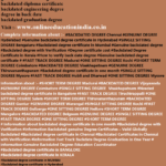 Information Fast Track Degree certificate in Hyderabad India Backdated degree genuine degree Backdated Genuine degree Fast track degree one sitting Real degree