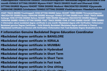 INFO.genuine backdated degree certificate Thiruvananthapuram, Backdated degree, genuine degree, One sitting degree, Fast track degree, Backdated Genuine degree