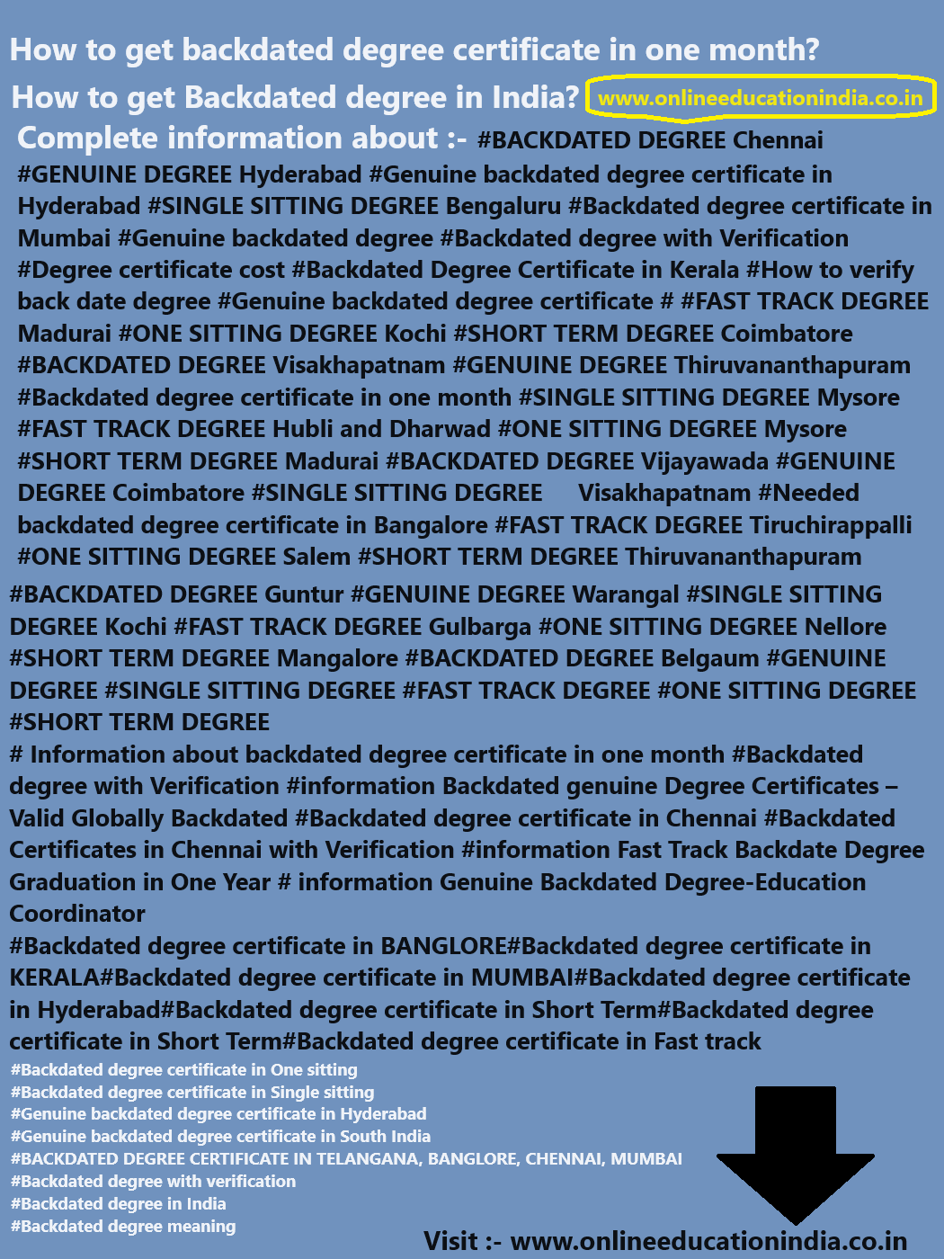INFO backdated degree certificate in one month Hyderabad GENUINE DEGREE CERTIFICATES INDIA KERALA BANGALORE GENUINE DEGREE BACKDATED DEGREE FAST TRACK DEGREE #BACKDATED DEGREE Chennai #GENUINE DEGREE Hyderabad #Genuine backdated degree certificate in Hyderabad #SINGLE SITTING DEGREE Bengaluru #Backdated degree certificate in Mumbai #Genuine backdated degree #Backdated degree with Verification #Degree certificate cost #Backdated Degree Certificate in Kerala #How to verify back date degree #Genuine backdated degree certificate # #FAST TRACK DEGREE Madurai #ONE SITTING DEGREE Kochi #SHORT TERM DEGREE Coimbatore #BACKDATED DEGREE Visakhapatnam #GENUINE DEGREE Thiruvananthapuram #Backdated degree certificate in one month #SINGLE SITTING DEGREE Mysore #FAST TRACK DEGREE Hubli and Dharwad #ONE SITTING DEGREE Mysore #SHORT TERM DEGREE Madurai #BACKDATED DEGREE Vijayawada #GENUINE DEGREE Coimbatore #SINGLE SITTING DEGREE Visakhapatnam #Needed backdated degree certificate in Bangalore #FAST TRACK DEGREE Tiruchirappalli #ONE SITTING DEGREE Salem #SHORT TERM DEGREE Thiruvananthapuram #BACKDATED DEGREE Guntur #GENUINE DEGREE Warangal #SINGLE SITTING DEGREE Kochi #FAST TRACK DEGREE Gulbarga #ONE SITTING DEGREE Nellore #SHORT TERM DEGREE Mangalore #BACKDATED DEGREE Belgaum #GENUINE DEGREE #SINGLE SITTING DEGREE #FAST TRACK DEGREE #ONE SITTING DEGREE #SHORT TERM DEGREE # Information about backdated degree certificate in one month #Backdated degree with Verification #information Backdated genuine Degree Certificates – Valid Globally Backdated #Backdated degree certificate in Chennai #Backdated Certificates in Chennai with Verification #information Fast Track Backdate Degree Graduation in One Year # information Genuine Backdated Degree-Education Coordinator #Backdated degree certificate in BANGLORE #Backdated degree certificate in KERALA #Backdated degree certificate in MUMBAI #Backdated degree certificate in Hyderabad #Backdated degree certificate in Short Term #Backdated degree certificate in Short Term #Backdated degree certificate in Fast track #Backdated degree certificate in One sitting #Backdated degree certificate in Single sitting #Genuine backdated degree certificate in Hyderabad #Genuine backdated degree certificate in South India #BACKDATED DEGREE CERTIFICATE IN TELANGANA, BANGLORE, CHENNAI, MUMBAI #Backdated degree with verification #Backdated degree in India #Backdated degree meaning #genuine degree #One sitting degree valid for govt. jobs #One sitting degree in Hyderabad #One sitting degree colleges #One sitting degree Fees #Fast track degree certificate #Fast track degree in India #Fast track degree 1 year #Fast track degree meaning #Fast track degree in Hyderabad #Fast track degree courses #Fast track degree online #short term degree courses #short term degree courses after 12th and graduation #short term degree courses in India #short term degree programs #short term degree courses in Malaysia #short term degrees online