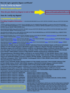 Information Genuine degree Backdated Certificate Genuine Degree Backdated degree Fast track Genuine degree Single sitting genuine degree Original Genuine degree