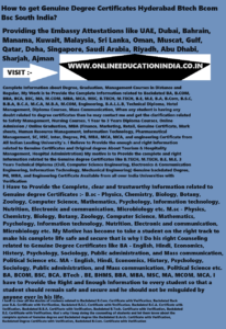 INFO Genuine Degree Certificates Hyderabad Btech South India Genuine degree Hyderabad Genuine degree South India Backdate degree Chennai Genuine Backdate degree
