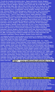 Degree In Backdated Hyderabad Direct Degree Certificate South INDIA Genuine degree Information Genuine degree Hyderabad Backdated degree South India Degree Cert