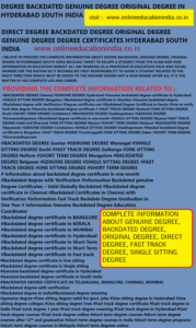 DEGREE BACKDATED GENUINE DEGREE ORIGINAL DEGREE IN HYDERABAD SOUTH INDIA GENUINE DEGREE HYDERABAD BACKDATED DEGREE SOUTH INDIA GENUINE BACKDATED DEGREE ORIGINAL