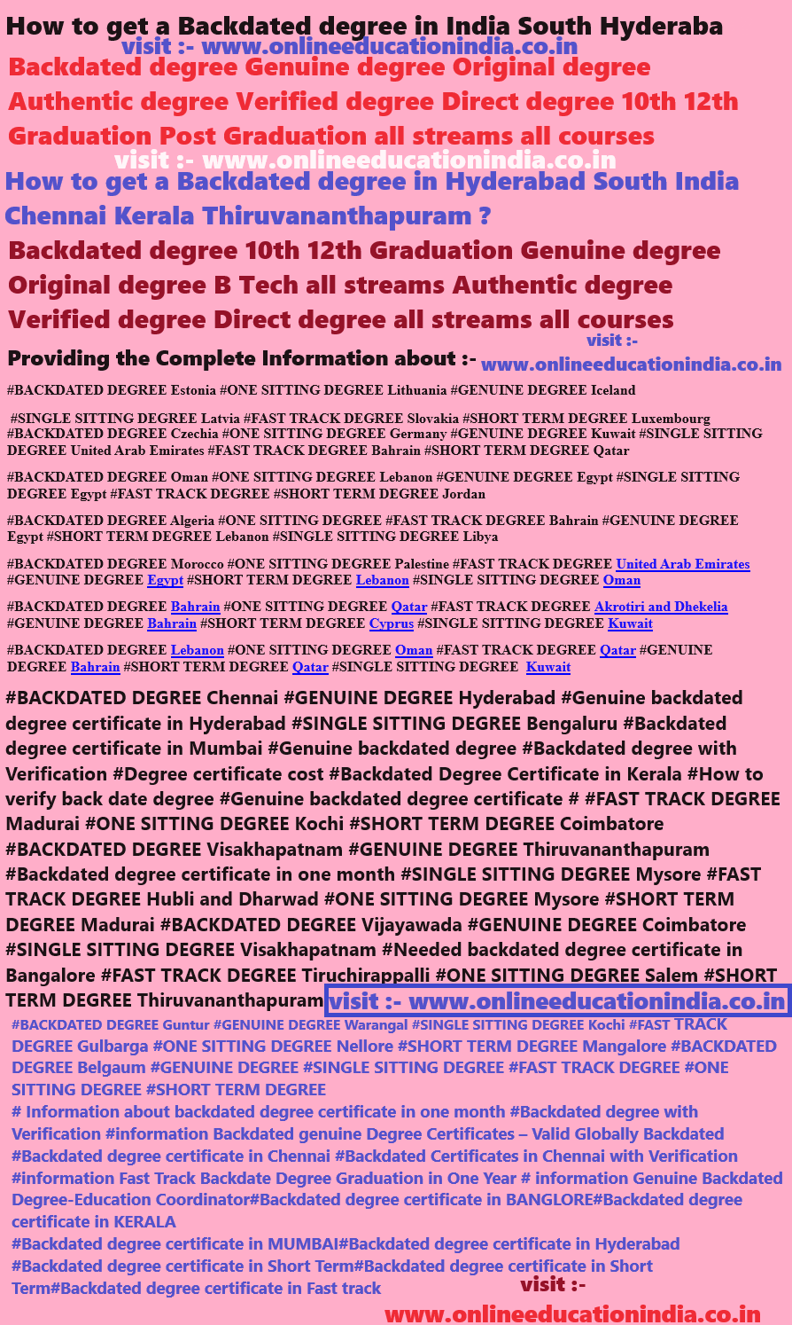 How to get a Backdated degree in India South Hyderabad Backdated degree Genuine degree Original degree Authentic degree Verified degree Direct degree 10th 12th