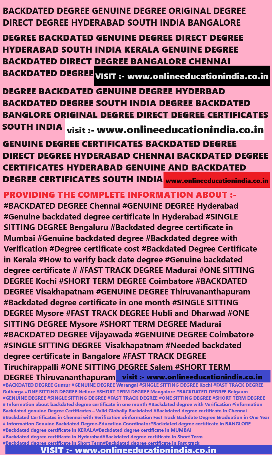 BACKDATED DEGREE GENUINE DEGREE ORIGINAL DEGREE DIRECT DEGREE HYDERABAD SOUTH INDIA BANGALORE HYDERABAD BACKDATED DEGREE GENUINE DEGREE SOUTH INDIA BACKDATED
