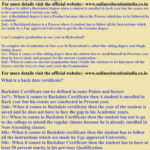 Is it possible to get a backdated degree in Hyderabad ..