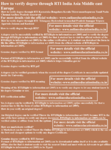 How to verify degree through RTI India Asia Middle east Europe How to verify degree through RTI Karnataka Bengaluru Kerala Thiruvananthapuram Tamil Nadu Chennai Andhra Pradesh Amaravati How to verify degree through RTI Telangana Hyderabad Arunachal Pradesh Itanagar Tripura Agartala Jammu and Kashmir