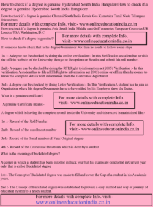 How to check if a degree is genuine Hyderabad South India Bangalore How to check if a degree is genuine Chennai South India Kerala Goa Karnataka Tamil Nadu Telangana Trivandrum How to check if a degree is genuine Asia South India Middle east Gulf countries European Countries UK London USA Washington, D.C