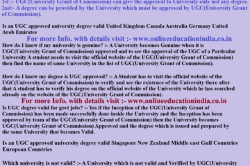 Is an UGC approved university degree valid South India Is an UGC approved university degree valid Kerala Bangalore Hyderabad Chennai South India