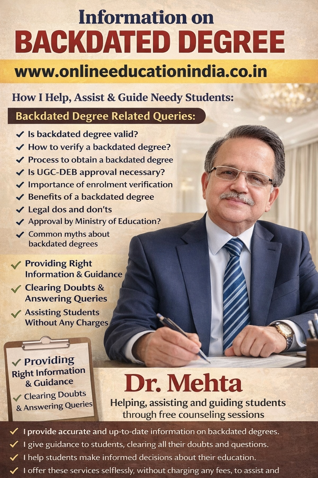 “Education consultant explaining verified academic pathways to a student with clarity and trust, focused on awareness, guidance, document understanding, and safe educational planning, promoting transparency and student support – www.onlineeducationindia.co.in – Dr. Rajesh Mehta” How to get a degree without going to university in Bangalore South India How to get a degree without going to university in Hyderabad Chennai Kerala South India #BackdatedDegreeHyderabad, #BackdatedDegreeChennai, #BackdatedDegreeBangalore, #BackdatedDegreeKerala, #DegreeGuidanceHyderabad, #DegreeGuidanceChennai, #DegreeGuidanceBangalore, #DegreeGuidanceKerala, #EducationAdviceHyderabad, #EducationAdviceChennai, #EducationAdviceBangalore, #EducationAdviceKerala, #StudentGuidanceHyderabad, #StudentGuidanceChennai, #StudentGuidanceBangalore, #StudentGuidanceKerala, #DegreeAwarenessHyderabad, #DegreeAwarenessChennai, #DegreeAwarenessBangalore, #DegreeAwarenessKerala, #UGCInfoHyderabad, #UGCInfoChennai, #UGCInfoBangalore, #UGCInfoKerala, #HigherStudyHyderabad, #HigherStudyChennai, #HigherStudyBangalore, #HigherStudyKerala, #CareerSupportHyderabad, #CareerSupportChennai, #CareerSupportBangalore, #CareerSupportKerala, #OnlineEducationHyderabad, #OnlineEducationChennai, #OnlineEducationBangalore, #OnlineEducationKerala, #DistanceLearningHyderabad, #DistanceLearningChennai, #DistanceLearningBangalore, #DistanceLearningKerala, #StudentHelpHyderabad, #StudentHelpChennai, #StudentHelpBangalore, #StudentHelpKerala, #DegreeConsultationHyderabad, #DegreeConsultationChennai, #DegreeConsultationBangalore, #DegreeConsultationKerala#DistanceEducationChennai, #OnlineDegreeBengaluru, #DistanceVsOnlineHyderabad, #OnlineEducationKochi, #DistanceLearningTrivandrum, #OnlineDegreeCoimbatore, #DistanceEducationMadurai, #OnlineLearningTrichy, #DistanceDegreeSalem, #OnlineDegreeTirunelveli, #DistanceEducationVellore, #OnlineEducationKanchipuram, #DistanceLearningPuducherry, #OnlineDegreeVijayawada, #DistanceEducationVisakhapatnam, #OnlineDegreeTirupati, #DistanceLearningGuntur, #OnlineEducationNellore, #DistanceDegreeKurnool, #OnlineLearningAnantapur, #DistanceEducationKadapa, #OnlineDegreeWarangal, #DistanceLearningKarimnagar, #OnlineEducationNizamabad, #DistanceDegreeKhammam, #OnlineLearningSecunderabad, #DistanceEducationMysuru, #OnlineDegreeMangaluru, #DistanceLearningHubballi, #OnlineEducationBelagavi, #DistanceDegreeDavangere, #OnlineLearningTumakuru, #DistanceEducationUdupi, #OnlineDegreeShivamogga, #DistanceLearningKalaburagi, #OnlineEducationBallari, #DistanceDegreeHassan, #OnlineLearningChikkamagaluru, #DistanceEducationMandya, #OnlineDegreeKolar, #DistanceLearningRamanagara, #OnlineEducationDindigul, #DistanceDegreeErode, #OnlineLearningThanjavur, #DistanceEducationNagapattinam, #OnlineDegreeKumbakonam, #DistanceLearningCuddalore, #OnlineDegreeChennai, #DistanceEducationBengaluru, #BackdatedDegreeHyderabad, #CareerGrowthKochi, #EducationGuidanceCoimbatore, #UGCUpdatesChennai #BackdatedDegree, #IsBackdatedDegreeLegal, #BackdatedDegreeVerification, #FakeDegreeAlert, #DegreeScamAwareness, #EducationalFraud, #UGCGuidelines, #DegreeVerificationProcess, #LegalEducationPath, #StudentSafety, #CareerProtection, #AvoidFakeDegrees, #AcademicVerification, #HigherEducationIndia, #BackdatedDegreeChennai, #BackdatedDegreeBengaluru, #BackdatedDegreeHyderabad, #BackdatedDegreeCoimbatore, #BackdatedDegreeMadurai, #BackdatedDegreeTrichy, #BackdatedDegreeSalem, #BackdatedDegreeTirunelveli, #BackdatedDegreeVellore, #BackdatedDegreeMysuru, #BackdatedDegreeMangaluru, #BackdatedDegreeHubli, #BackdatedDegreeBelagavi, #BackdatedDegreeUdupi, #BackdatedDegreeTumakuru, #BackdatedDegreeVijayawada, #BackdatedDegreeVisakhapatnam, #BackdatedDegreeGuntur, #BackdatedDegreeNellore, #BackdatedDegreeTirupati, #BackdatedDegreeKurnool, #BackdatedDegreeWarangal, #BackdatedDegreeNizamabad, #BackdatedDegreeKarimnagar, #BackdatedDegreeKochi, #BackdatedDegreeTrivandrum, #BackdatedDegreeKozhikode, #BackdatedDegreeThrissur, #BackdatedDegreeKannur, #BackdatedDegreePalakkad, #BackdatedDegreeErode, #BackdatedDegreeTiruppur, #BackdatedDegreeThanjavur, #BackdatedDegreeKanchipuram, #BackdatedDegreeTiruvannamalai #BackdatedDegree, #IsBackdatedDegreeLegal, #BackdatedDegreeVerification, #FakeDegreeAlert, #DegreeScamAwareness, #EducationalFraud, #UGCGuidelines, #DegreeVerificationProcess, #LegalEducationPath, #StudentSafety, #CareerProtection, #AvoidFakeDegrees, #AcademicVerification, #HigherEducationIndia, #BackdatedDegreeChennai, #BackdatedDegreeBengaluru, #BackdatedDegreeHyderabad, #BackdatedDegreeCoimbatore, #BackdatedDegreeMadurai, #BackdatedDegreeTrichy, #BackdatedDegreeSalem, #BackdatedDegreeTirunelveli, #BackdatedDegreeVellore, #BackdatedDegreeMysuru, #BackdatedDegreeMangaluru, #BackdatedDegreeHubli, #BackdatedDegreeBelagavi, #BackdatedDegreeUdupi, #BackdatedDegreeTumakuru, #BackdatedDegreeVijayawada, #BackdatedDegreeVisakhapatnam, #BackdatedDegreeGuntur, #BackdatedDegreeNellore, #BackdatedDegreeTirupati, #BackdatedDegreeKurnool, #BackdatedDegreeWarangal, #BackdatedDegreeNizamabad, #BackdatedDegreeKarimnagar, #BackdatedDegreeKochi, #BackdatedDegreeTrivandrum, #BackdatedDegreeKozhikode, #BackdatedDegreeThrissur, #BackdatedDegreeKannur, #BackdatedDegreePalakkad, #BackdatedDegreeErode, #BackdatedDegreeTiruppur, #BackdatedDegreeThanjavur, #BackdatedDegreeKanchipuram, #BackdatedDegreeTiruvannamalai #IsBackdatedDegreeLegal, #BackdatedDegreeRealOrFake, #HowToVerifyDegree, #DegreeVerificationOnline, #FakeDegreeOrGenuine, #IsThisDegreeValid, #DegreeCheckProcess, #UGCApprovedDegree, #BackdatedDegreeChennai, #IsBackdatedDegreeLegalChennai, #BackdatedDegreeBengaluru, #IsBackdatedDegreeLegalBengaluru, #BackdatedDegreeHyderabad, #IsBackdatedDegreeLegalHyderabad, #BackdatedDegreeCoimbatore, #IsBackdatedDegreeLegalCoimbatore, #BackdatedDegreeMadurai, #IsBackdatedDegreeLegalMadurai, #BackdatedDegreeTrichy, #IsBackdatedDegreeLegalTrichy, #BackdatedDegreeSalem, #IsBackdatedDegreeLegalSalem, #BackdatedDegreeTirunelveli, #BackdatedDegreeVellore, #BackdatedDegreeMysuru, #BackdatedDegreeMangaluru, #BackdatedDegreeHubli, #BackdatedDegreeUdupi, #BackdatedDegreeTumakuru, #BackdatedDegreeVijayawada, #IsBackdatedDegreeLegalVijayawada, #BackdatedDegreeVisakhapatnam, #IsBackdatedDegreeLegalVizag, #BackdatedDegreeGuntur, #BackdatedDegreeTirupati, #BackdatedDegreeWarangal, #BackdatedDegreeNizamabad, #BackdatedDegreeKarimnagar, #BackdatedDegreeKochi, #IsBackdatedDegreeLegalKochi, #BackdatedDegreeTrivandrum, #BackdatedDegreeKozhikode, #BackdatedDegreeThrissur, #BackdatedDegreeKannur #IsBackdatedDegreeLegal, #IsBackdatedDegreeValid, #IsBackdatedDegreeGenuine, #IsBackdatedDegreeReal, #IsBackdatedDegreeFake, #CanIGetBackdatedDegree, #CanDegreeBeBackdated, #IsBackdatedDegreeUGCApproved, #IsBackdatedDegreeAcceptedInJobs, #IsBackdatedDegreeAcceptedForGovtJobs, #IsBackdatedDegreeSafe, #IsBackdatedDegreeRisky, #IsBackdatedDegreeAllowedInIndia, #IsBackdatedDegreeLegalInIndia, #IsBackdatedDegreeValidForVerification, #IsBackdatedDegreeAcceptedByUniversities, #IsBackdatedDegreeRecognized, #IsBackdatedDegreeOriginal, #IsBackdatedDegreeValidForPromotion, #IsBackdatedDegreeValidForVisa, #IsBackdatedDegreeValidForAbroad, #CanBackdatedDegreeBeVerified, #HowToVerifyBackdatedDegree, #IsBackdatedDegreeTraceable, #IsBackdatedDegreeCheckedByEmployers, #IsBackdatedDegreeLegalOrIllegal, #IsBackdatedDegreeCorrectOption, #IsBackdatedDegreeGoodOrBad, #ShouldITakeBackdatedDegree, #WillBackdatedDegreeCauseProblems, #IsBackdatedDegreeAcceptedEverywhere, #IsBackdatedDegreeAllowedByUGC, #IsBackdatedDegreeValidInPrivateJobs, #IsBackdatedDegreeValidInGovernment, #IsBackdatedDegreeFutureSafe