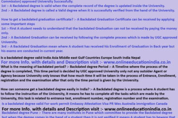 Is a backdated degree valid Bangalore Hyderabad Chennai Kerala Is a backdated degree valid Karnataka Tamilnadu Kerala Telangana South India