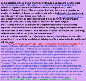 Backdated Degree in Pune chennai Hyderabad Bangalore South India Backdated Degree in Karnataka Tamilnadu Kerala Telangana South India