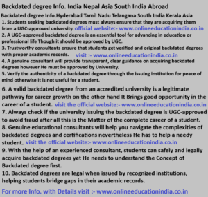 Backdated degree Info. India Nepal Asia South India Abroad Backdated degree Info. Hyderabad Tamil Nadu Telangana South India Kerala Asia Backdated degree Info.