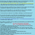 Backdated Degree — A Path Some Struggling Students Take, Not to Cheat But to Catch Up with Life Backdated degree info. Hyderabad South India Chennai South India