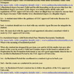 Is a backdated degree valid Hyderabad Chennai Bangalore Is a backdated degree valid Trivandrum Kerala South India Karnataka Tamil Nadu Telangana
