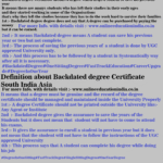 Description about Backdated degree Certificate South India Definition about Backdated degree Certificate South India Asia Detail about Backdated degree