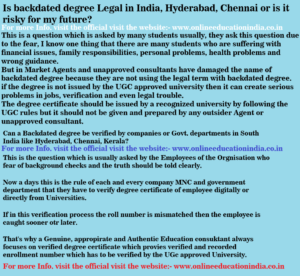 backdated degree, backdated degree reality, backdated degree truth, degree verification India, education fraud awareness, fake degree risk, degree verification process, distance education India, open university degree, career gap solution, education gap help, legal degree options, degree validation India, UGC approved university, job verification degree, government job degree check, private job verification, higher education guidance, student career counseling, education consultant India, lost academic years solution, resume gap education, adult education India, continuing education programs, flexible degree programs, online degree India, distance learning awareness, education guidance India, safe degree options, academic gap repair, student future planning, career rebuilding education, degree credibility, university enrollment rules, education law India, student awareness education, education scams India, degree fraud consequences, honest education guidance, skill based education, career counseling India, education support system, student help education, alternative degree paths, legal education routes, mature student education, second chance education, degree without risk, education transparency, trusted education advice, real degree value, academic integrity, student trust education, education reform awareness, verified degree importance, employment eligibility degree, future safe education, degree legitimacy India, recognized universities India, career security education, education awareness campaign, student guidance platform, ethical education consulting, education career roadmap, degree planning advice, academic counseling services, student life solutions, education mistakes correction, long term career planning, education support India, education truth awareness, safe academic progress, career growth education, degree importance India, education system reality, responsible education guidance 1. The Truth About Backdated Degrees: What Every Student Must Know 2. Lost Academic Years? Here’s the Safe and Honest Way Forward 3. Backdated Degree Reality in India: Risk, Truth, and Better Options 4. Career Gaps and Education Mistakes: How to Fix Them Legally 5. Before Choosing a Backdated Degree, Read This Once 6. Education Shortcuts vs Safe Careers: A Real Student Guide 7. Don’t Destroy Your Future for Fast Degrees: Reality Explained 8. Honest Education Advice for Students Who Lost Time 9. Degree Verification Reality in Jobs and Government Exams 10. Second Chance Education: Rebuilding Career the Right Way backdated degree degree verification India career gap education distance education India open university degree education guidance student career solution degree legality India UGC approved universities education gap solution job degree verification academic year mismatch student future planning education counseling services safe degree options career rebuilding education
