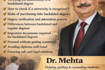 How to get a backdated graduation certificate Kuwait United Arab Emirates Jordan Oman Qatar How to get a backdated graduation certificate Karnataka Bahrain Russia United Kingdom Bangalore Andhra Pradesh Amaravati How to get a backdated graduation certificate Telangana Hyderabad Kerala Trivandrum South Indian cities, South India States Information on backdated degree guidance by Dr. Mehta, Providing honest information, selfless counseling and clear guidance to choose the right educational track, counselling about proper documentation, eligibility clarity, doubt resolution and student assistance without fees, helping students avoid wrong guidance. Official website www.onlineeducationindia.co.in #BackdatedDegree, #GenuineDegree, #UGCApproved, #DistanceEducation, #OneSittingDegree, #FastTrackDegree, #DegreeVerification, #EducationConsultancy, #HigherEducationIndia, #DirectGraduation, #BangaloreEducation, #HyderabadDegrees, #ChennaiConsultancy, #KeralaLearning, #KarnatakaUniversities, #TelanganaEducation, #TamilNaduDegrees, #AndhraEducation, #CoimbatoreStudies, #MysoreEducation, #VizagDegrees, #KochiEducation, #TrivandrumConsultancy, #MaduraiStudies, #VijayawadaEducation, #SouthIndiaEducation, #DegreeInOneYear, #AcademicGuidance, #CareerGrowth, #JobPromotion, #EducationalSupport, #MarklistVerification, #UniversityServices, #BangaloreConsultancy, #HyderabadConsultancy, #ChennaiEducation, #KeralaDegrees, #KarnatakaEducation, #TelanganaDegrees, #TamilNaduEducation, #AndhraDegrees, #MangaloreEducation, #SalemStudies, #TrichyDegrees, #WarangalEducation, #GunturConsultancy, #NelloreEducation, #KurnoolDegrees, #HubliEducation, #BelgaumConsultancy, #GulbargaEducation, #ShimogaStudies, #BellaryDegrees, #TumkurEducation, #KollamConsultancy, #ThrissurEducation, #PalakkadDegrees, #MalappuramStudies, #CalicutEducation, #KannurConsultancy, #VelloreDegrees, #ErodeEducation, #ThanjavurStudies, #TirunelveliEducation, #KakinadaDegrees, #RajahmundryConsultancy, #AnantapurEducation, #ChittoorDegrees, #VizianagaramStudies, #EluruEducation, #DegreeForJobs, #LegalDegree, #DocumentVerification, #OpenUniversity, #SkillDevelopment, #ProfessionalGrowth, #ExecutiveEducation, #WorkingProfessionals, #StudyInSouthIndia, #BangaloreJobs, #HyderabadJobs, #ChennaiJobs, #KeralaJobs, #GraduationInOneYear, #LateDegreeService, #EducationSolutions, #UniversityAdmissions, #ValidDegree, #GovtJobPreparation, #PrivateSectorJobs, #SouthIndianStudents, #AcademicSolutions, #StudentSupportIndia, #EducationalConsultantSouth, #DegreeAssistance, #QuickGraduation, #CareerUpgrade, #EducationExpert, #SouthIndiaJobs, #DegreeCertificate, #OriginalDegree,